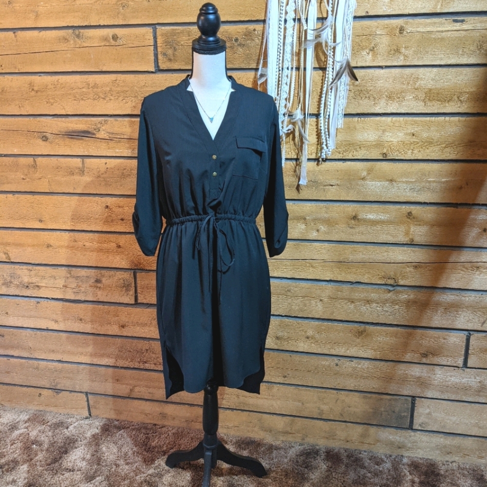 Black Merona Size Large Black Dress